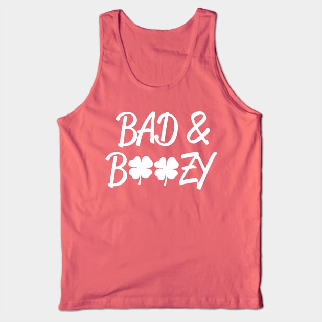 Bad & Boozy Tank Top by Saltee Nuts Designs